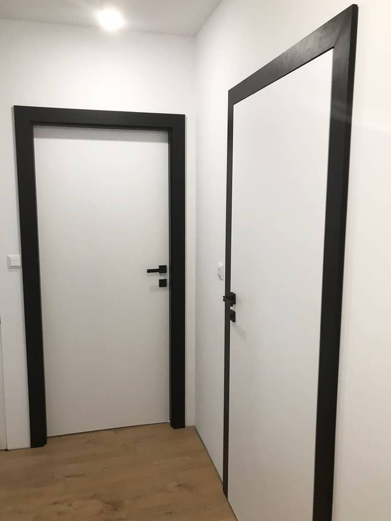 Białe drzwi bezprzylgowe - montaż FHU Tokarczyk Kraków