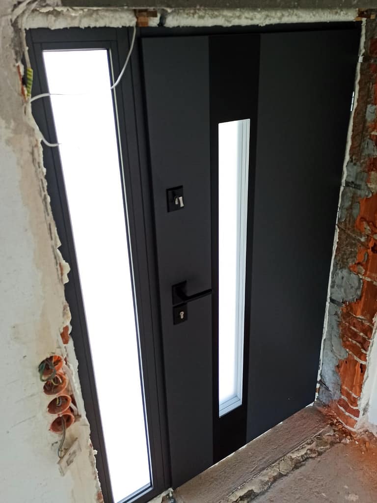 Drzwi wejściowe Delta z naświetlem - Okna i drzwi Tokarczyk Małopolska