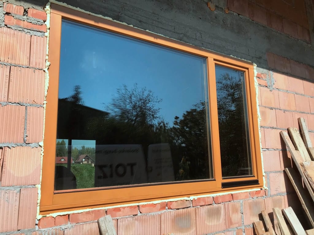 Okno drewniane dwuskrzydłowe pasywne - FHU Tokarczyk Kraków