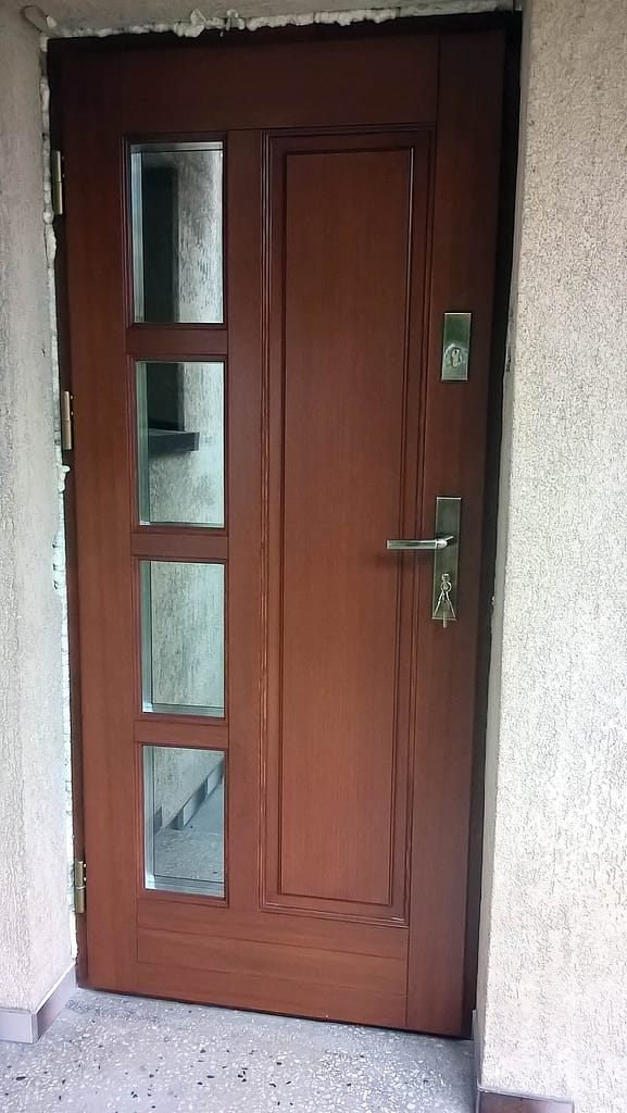Drzwi drewniane wejściowe 3 - FHU Tokarczyk